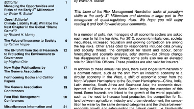 Risk Management Newsletter No.51