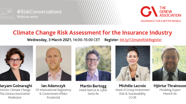 Climate Change Risk Assessment for the Insurance Industry | Webinar recording