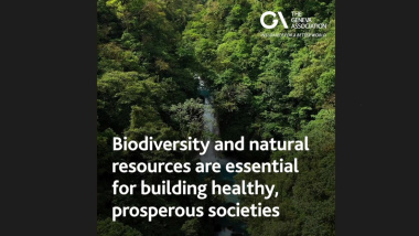 Biodiversity and natural resources are essential for building healthy, prosperous societies