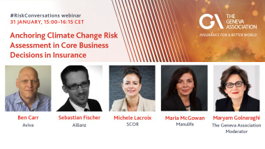 Anchoring Climate Change Risk Assessment in Core Business Decisions in Insurance | Webinar recording
