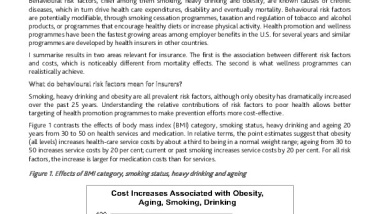 Societal Trends, Obesity and Wellness Programmes