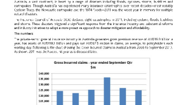 The Australian Insurance Market: Key Changes Since 2011