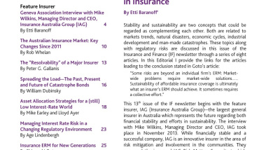 Insurance and Finance Newsletter No.13