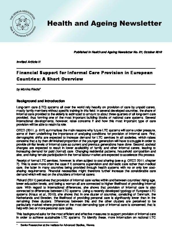 Research Topics document front page