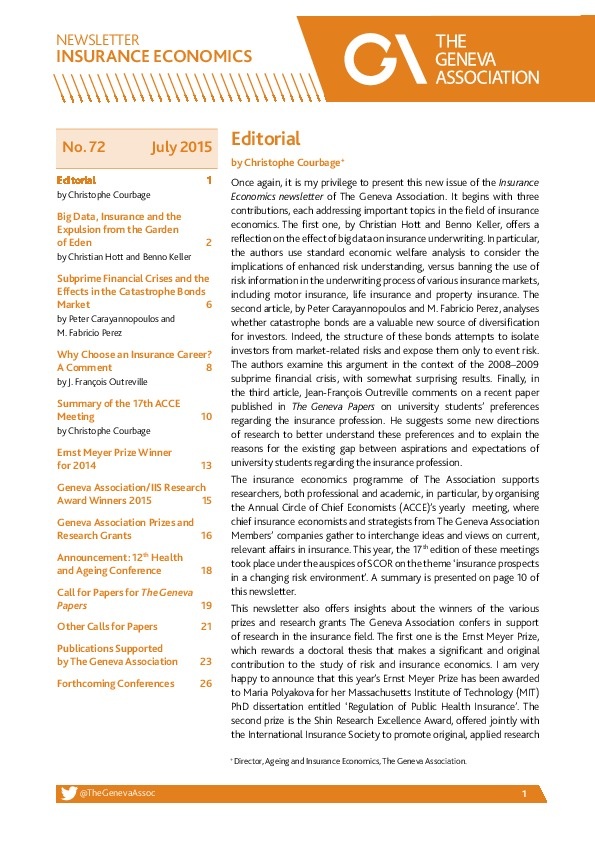 Research Topics document front page